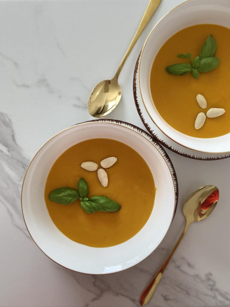 Krem z Dyni z Mleczkiem Kokosowym