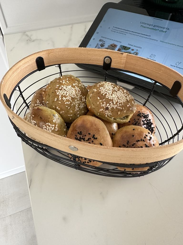 🥖 Bułeczki pszenno-żytnie… a także ze szpinakiem! 🌿✨